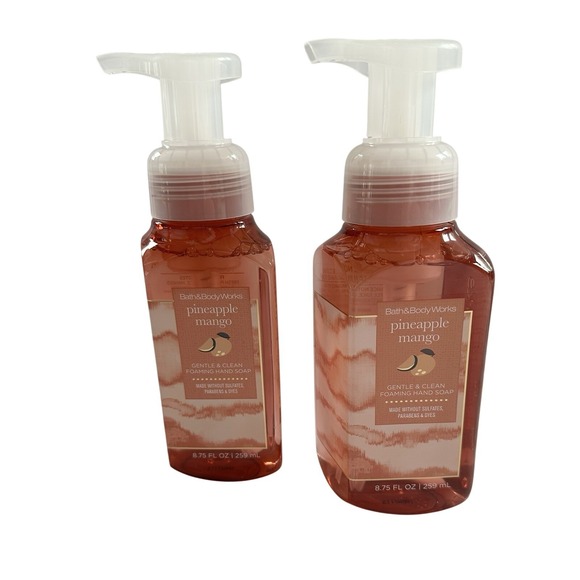 Bath & Body Works Other - Bath & Body Works PINEAPPLE MANGO 8.75 Oz Foaming HAND SOAP Lot‎ of 2